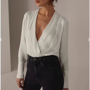 ALL SAINTS Silk Top